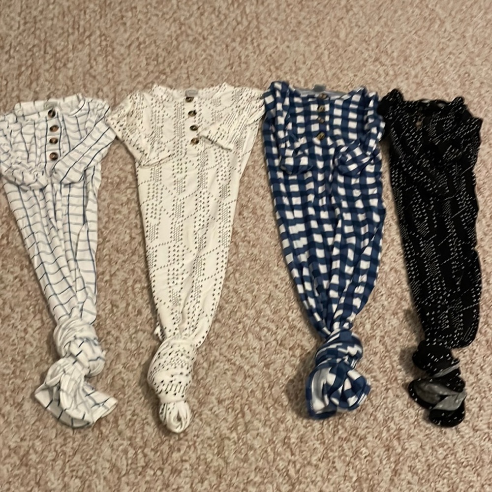 Lou Lou & Company knotted gowns